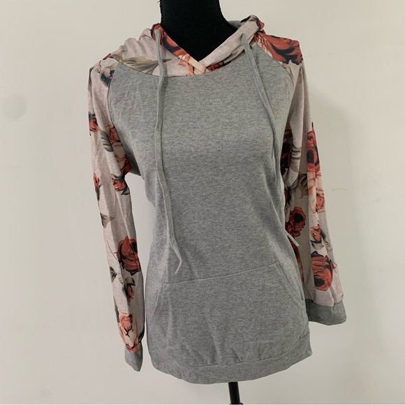 Amazon Sweaters - Begonia.K Women's Floral Print Long Sleeve Hoodie Casual Top Sweatshirt